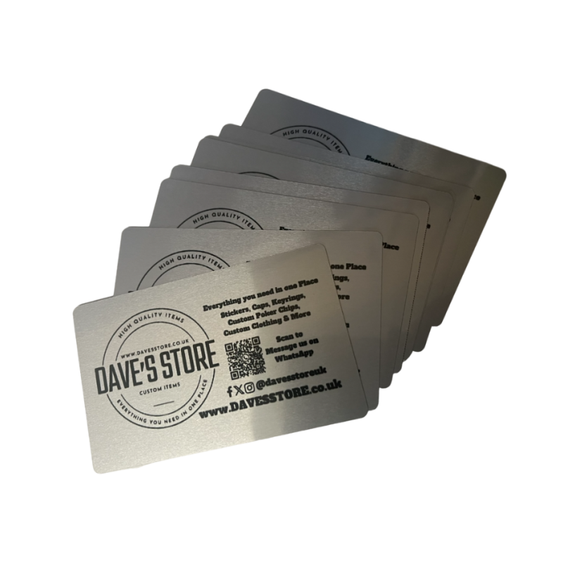 Custom Metal Business Cards, Membership Cards